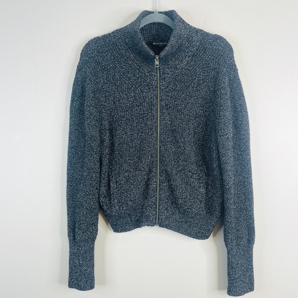 Athleta Full Zip Cardigan Womens Large Athleisure Athletic Gym Workout Yoga Cozy